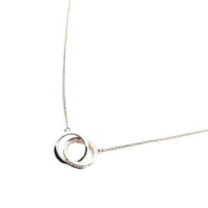 Tiffany Interlocking Necklace Silver